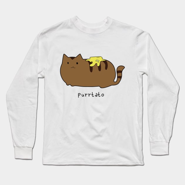 Purrtato Long Sleeve T-Shirt by TeacupNeko